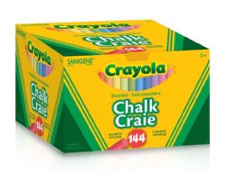 CRAYOLA - 144 CRAIES DE COULEUR SANS POUSSIÈRE